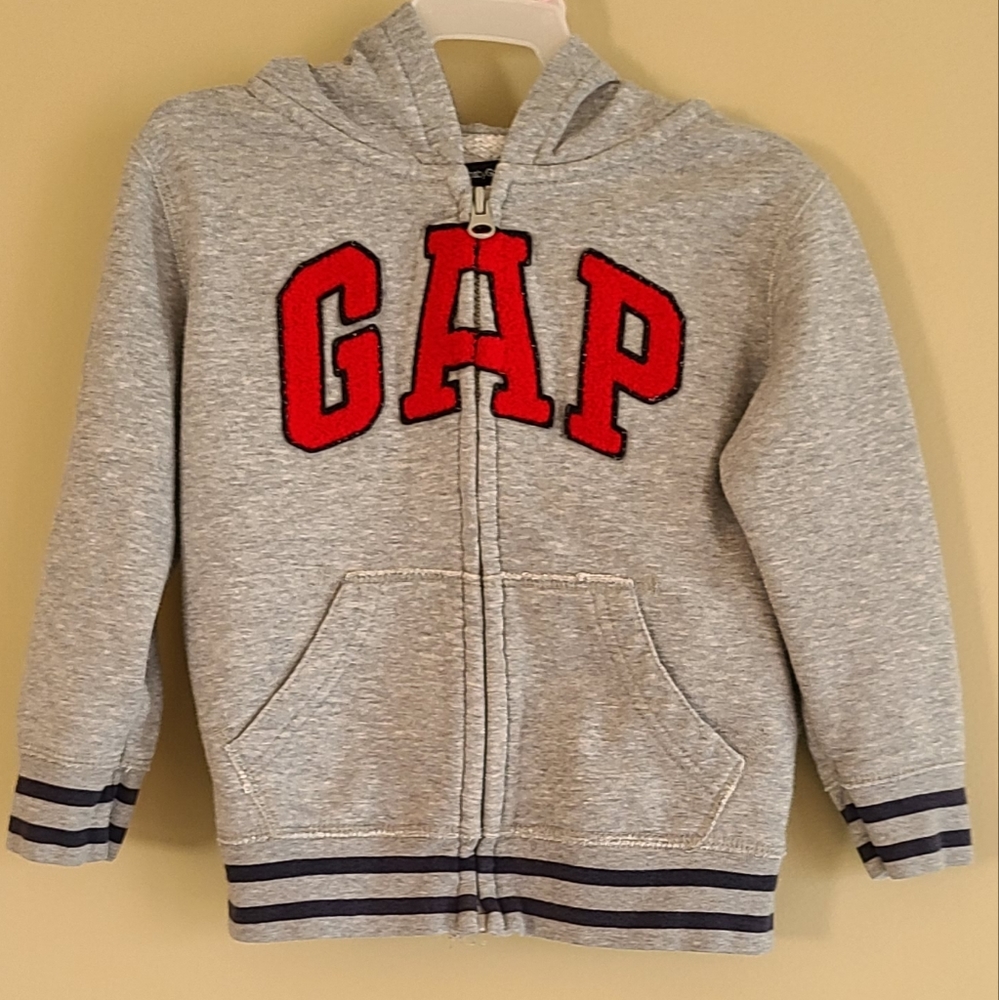Grey baby Gap zip up hoodie